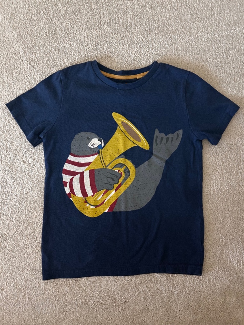 Mini Boden tee size 7-8 NEW without tags
